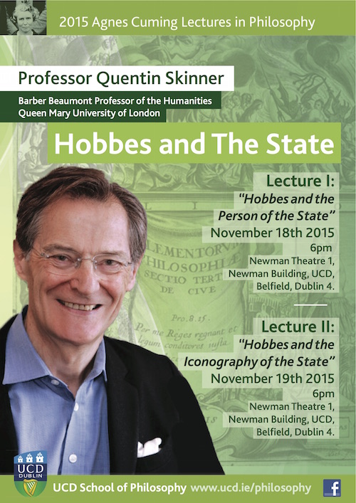 2015 Agnes Cuming Speaker - Prof Quentin Skinner